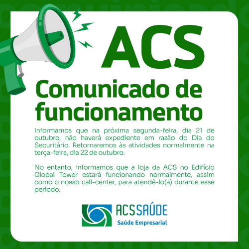 comunicado Funcionamento